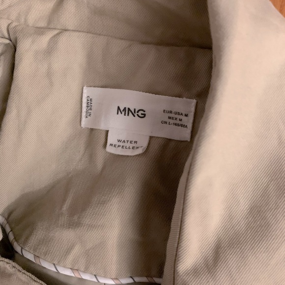 NWOT Mango Oversized Belted Trench Coat - Picture 2 of 3